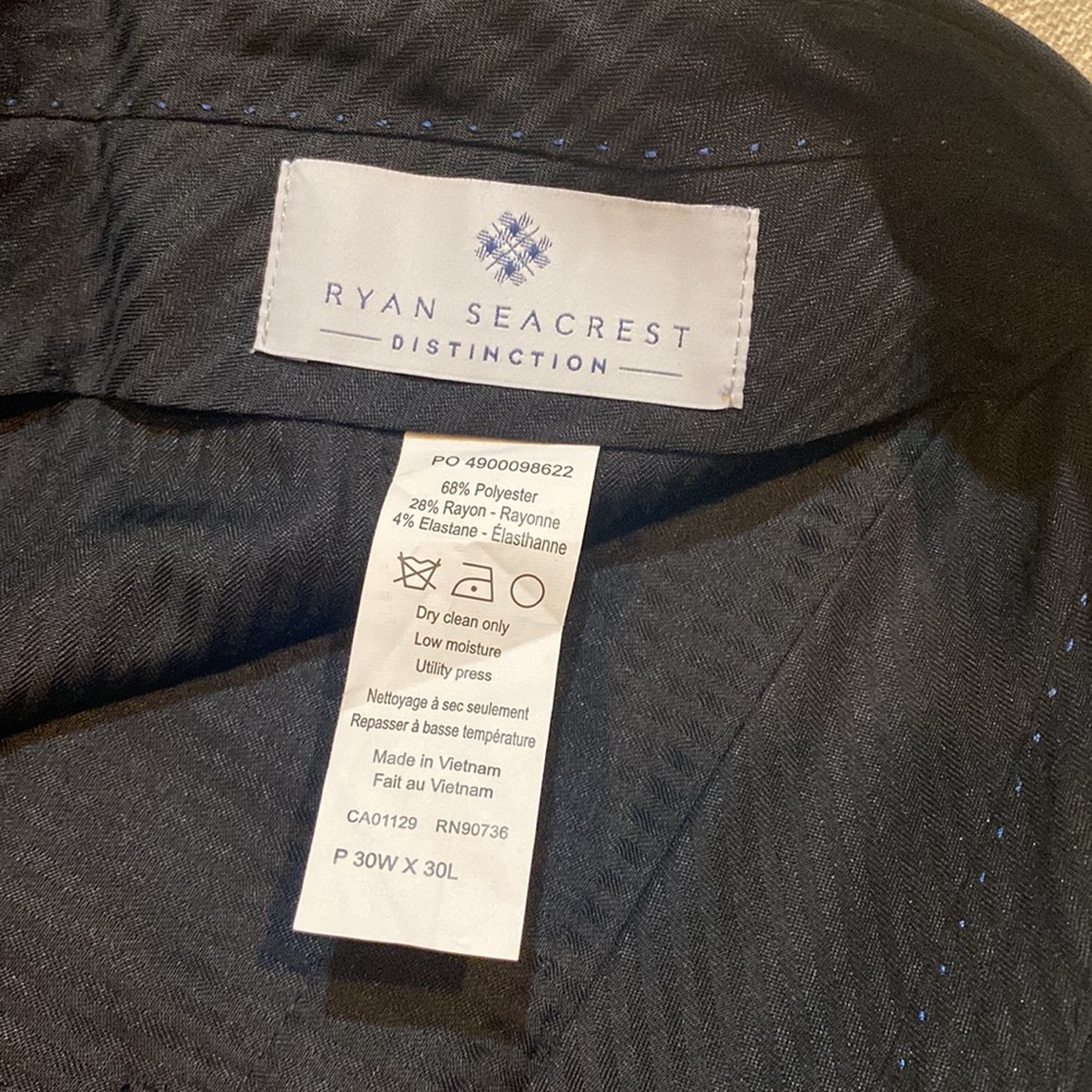 RYAN SEACREST Mens Gray Jacket main image 1